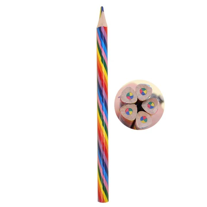 6Pcs/Set%20Cute%204%20Color%20Rainbow%20Pencil%20For%20Student%20Children's%20Painting%20Graffiti%20Drawing%20Gift%20Art%20School%20Supplies%20-%20Image%209