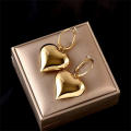 Christmas Jewelry Wedding Jewelry Women Jewelry Ladies Jewelry Gold Earrings Women Earrings Alloy Heart Earrings. 