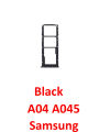 Phone SIM Chip Tray Slot Holder For Samsung Galaxy A04 Core A04s A04e A14 A145 A146 A24 A34 A54 A546 4G 5G SD Card Pocket Black. 