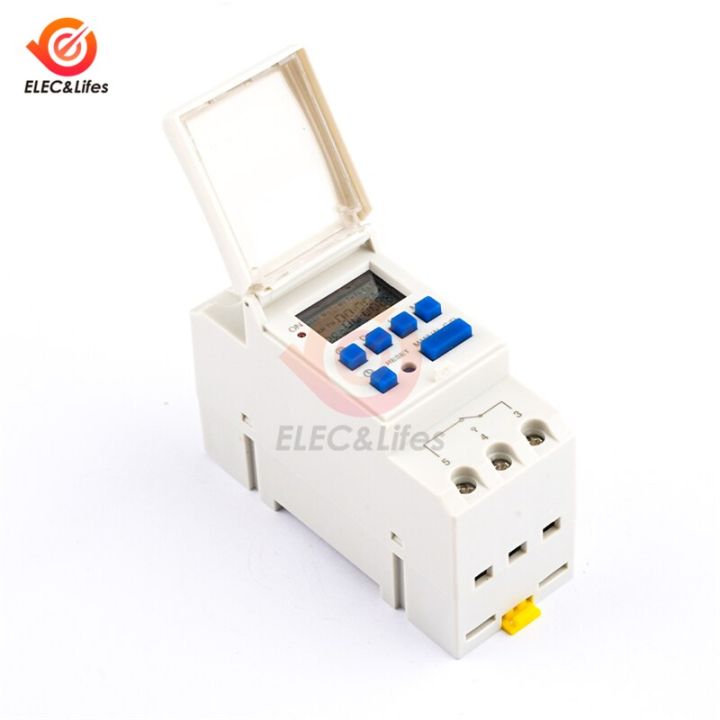 Electronic Weekly 7 Days Programmable Digital TIME Relay Timer Switch ...
