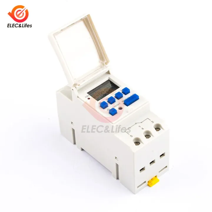 Electronic Weekly 7 Days Programmable Digital TIME Relay Timer Switch ...