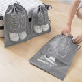 Shoes Storage Bag Closet Organizer Non-woven Travel Portable Bag Waterproof Pocket Clothing Classified Hanging Bag. 