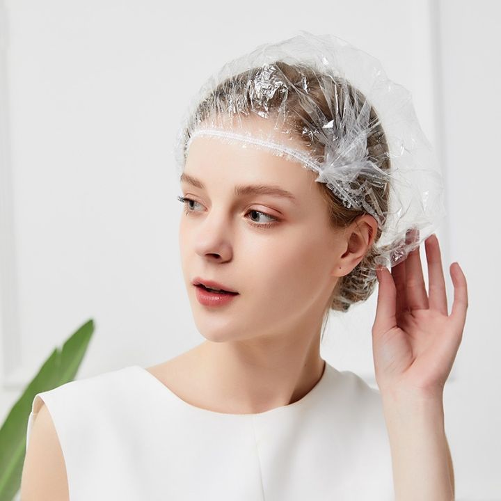 100Pcs/Bag%20Disposable%20Shower%20Bath%20Cap%20Plastic%20Waterproof%20Woman%20Head%20Hair%20Cover%20Bathing%20Hat%20-%20Image%204