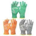 FG Level 5 HPPE EN388 Safety Gloves Cut Resistant Anti-Puncture Work Protection Gloves Grinding Welding Work Gloves Anti Cut Gloves For Kitchen Garden #450147. 