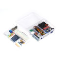 Starter Kit Electronic Project Beginner Learning Kit with Sensors Stepper Motor Breadboard Jumper Wire LED Electronics Component. 
