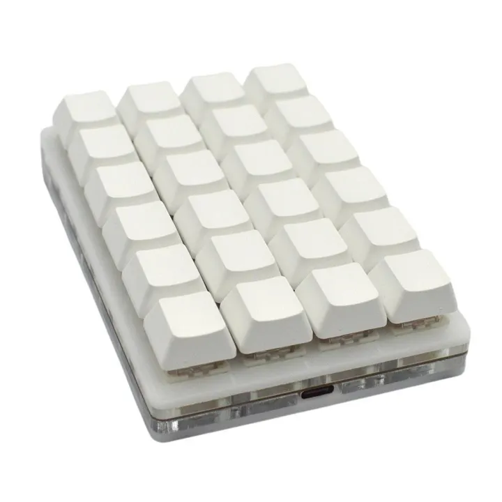 24 Keys Usb Custom Keyboard Volume Button Knob Programming Macro Gaming ...