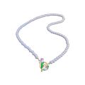 New 2025 Design 2023 Elegant Pearl Tulip Flower Necklace Pendant for Women Party Jewelry Set. 