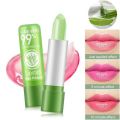 Kiss Beauty Aloe Vera Moisturizing Lip Balm Water Embellish Soothe Color Lipstick 1.8g. 