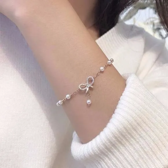 Enacolor%20Delicate%20Crystal%20Bow%20Pearl%20Bracelets%20Girls%20Fashion%20Bangle%20Jewelry%20Accessories%20Gifts%20Korean%20Ins%20-%20Image%204