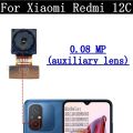 Rear Camera Flex Cable For Xiaomi Redmi 12C 22120RN86G 22120RN86I Front Selfie Small Facing Main Back Camera Glass Lens. 