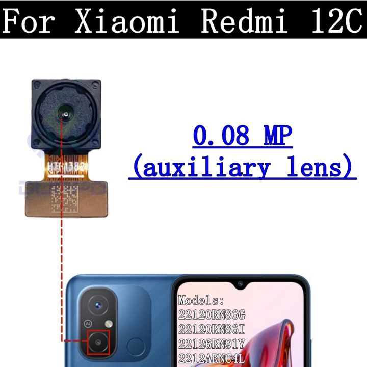 Rear%20Camera%20Flex%20Cable%20For%20Xiaomi%20Redmi%2012C%2022120RN86G%2022120RN86I%20Front%20Selfie%20Small%20Facing%20Main%20Back%20Camera%20Glass%20Lens%20-%20Image%204