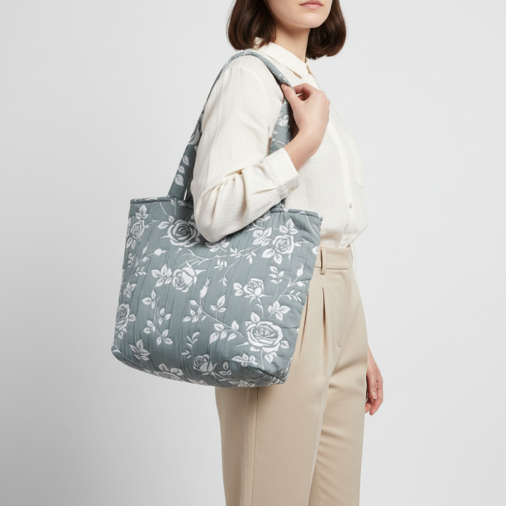 3Q%20Premium%20Jacquard%20LUNA%20Tote%20Bag%20-%20Women's%20Carry%20Bag%20for%20Everyday,%20Work%20and%20Luxury%20Travel%20-%20Image%204
