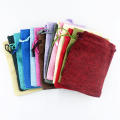 10x14cm Natural Burlap Cotton Linen Bag Christmas Candy Gifts Packaging Pouch Storage Bags Jewelry Packaging Wedding Bag. 