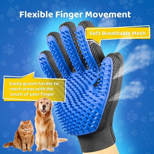 Delomo pet grooming glove best sale