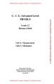 Physics Resource Book | Grade 12 | Unit 1-2 | English Medium. 
