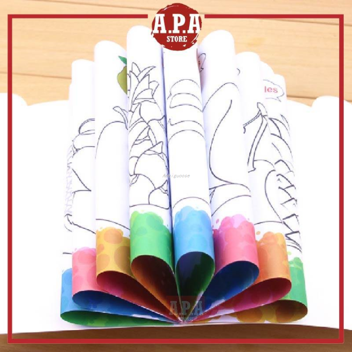 Ambiguoose APA Colouring Book Buku Mewarna Kids Coloring 16 Pages ...