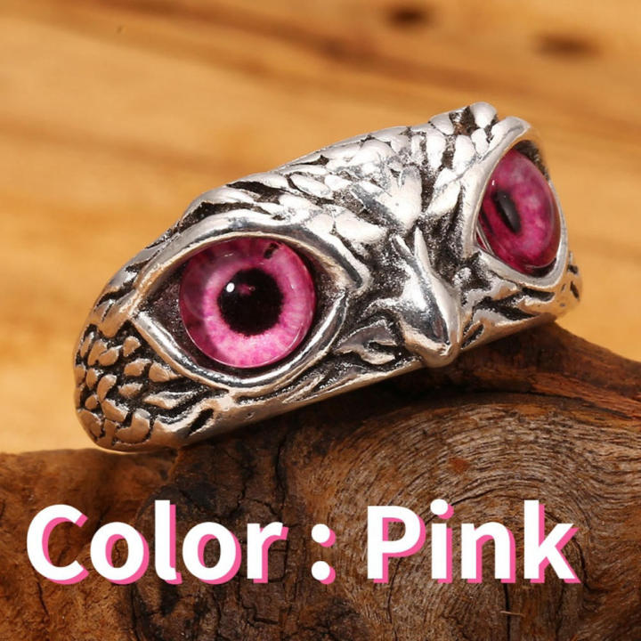 Owl Magic Rings Enchanting Animal Lovers Trending Wish Rings with Adjustable Owl Eye ...