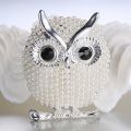 European and American Personalized Fashion Owl Brooch   Pearl Inlaid Animal Pin Exquisite Clothing Chest Jewelry. 