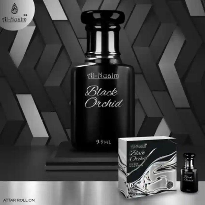 Al Nuaim Black Orchid Attar Roll On Perfume Oudh Perfume- 9.9ml Arabian Oud Perfume Oil Long Lasting Guaranteed Smell -High Quality Oud Edition