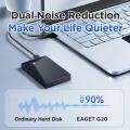 Eaget Portable External Hard Drive 5Gbps SATA HDD 1TB 4TB 5TB LED Hard Disk USB3.0 External HD Compatible for SamSung PC Mac. 