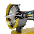 Trent900 Aircraft Turbofan Engine Model High-Performance Turbofan Engine Model Miniature Engine Model Yellow. 