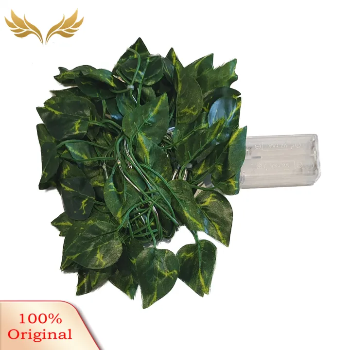 String%20Light%20Battery%20Operated%20Clear%20Veins%20Realistic%20Looking%20Vibrant%20Color%20Energy-saving%20Decorative%20Extra-Long%20Wedding%20Party%20Artificial%20Green%20Leaf%20String%20Light%20Party%20Supplies%20led%20light%20strip%20-%20Image%202