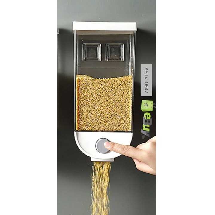 Kitchen Storage Careal Dispeser Each Canister Holds 50 Ounces of dry foods 1.5 L= 1.5 KG