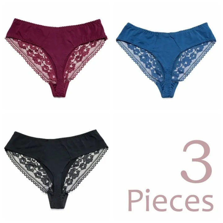 Life%20Leisure%20Parifairy%203PCS/Lot%20L%20XL%202XL%203XL%204XL%205XL%20plus%20size%20lace%20thongs%20for%20women%20soft%20comfort%20cotton%20panty%20sexy%20strings%20lingeries%20-%20Image%202