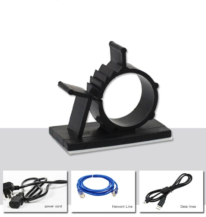 1/10%20Pcs%20Adhesive%20Backed%20Plastic%20Wire%20Adjust%20Cable%20Clips%20Adhesive-type%20Wiring%20Fixing%20Seat%20Harness%20Buckle%20Wire%20Fixing%20Clip%20-%20Image%204