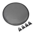 12 Inch Speaker Grill Iron Subwoofer Speaker Circle Cover Audio Mesh Protector Guard for Car RV. 