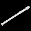 【kidtoys White ABS Resin Instrument Children Musical Soprano Recorder Long Flute Plastic Musical Instrument Recorder Soprano Long Flute. 