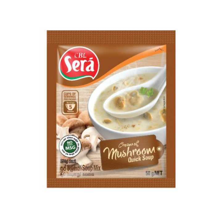 Cbl Sera Cream Of Mushroom Quick Soup 50G