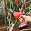 42V 1400W Electric Reciprocating Saws Sabre Saw Outdoor Woodworking Cordless Cutting Machine(No/1x Lithium Battery). 