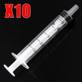 10pcs 1-50ml Injector Mixture Ink Without For Pets Dog Feeders Measuring Liquids. 