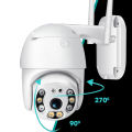 WiFi Outdoor CCTV Camera 4MP 360 Rotatable Night Vision Motion Detection Alarm Wireless Camera. 