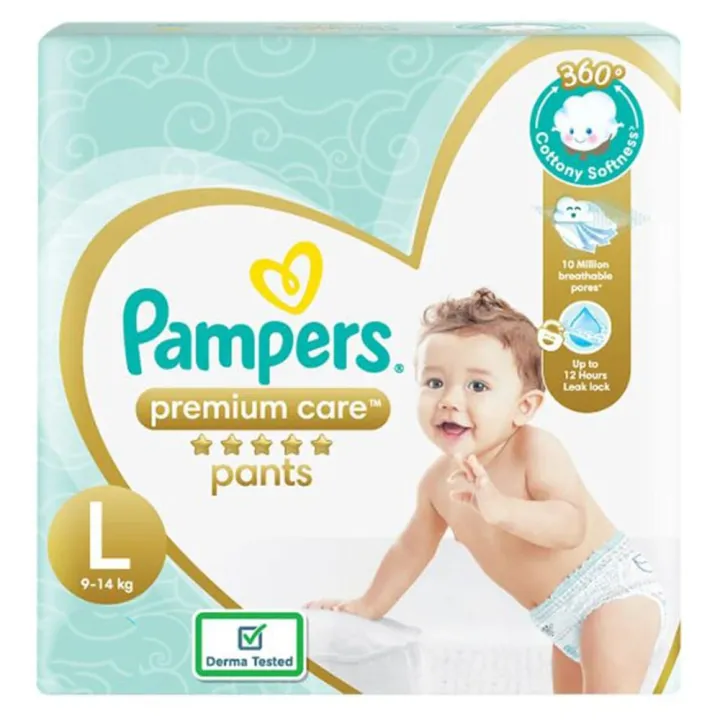 Pampers Diaper Premium Tape Large 18 Pcs