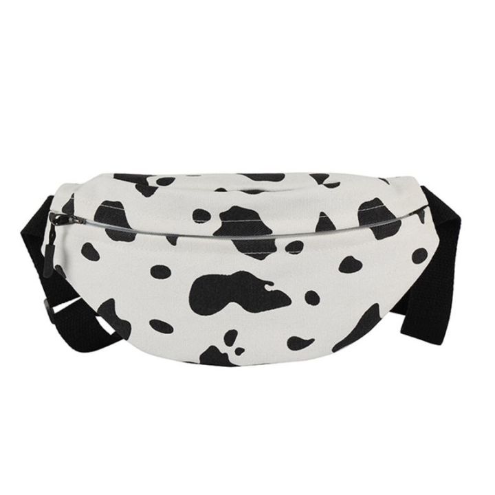 【Exclusive Offer】Women Cow Print Waist Fanny Pack Belt Pouch Travel Hip Bum Shoulder Bag Purse Bag Hot