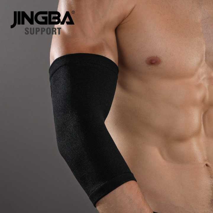 Elbow Support - Adjustable Gym Elbow Support Brace for Fitness and Weight Lifting - Jingba Support
