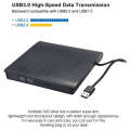 [Ready Stock]External Optical Drive USB 3.0 DVD ROM CD RW Player Reader Recorder Dvd Burner For Laptop PC. 