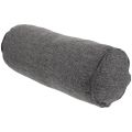 LeiyanNew Desk Chair Pillow Round Pillows For Sleeping Cylindrical 44x15cm Roll Spine Lumbar Support Grey Cotton Linen. 