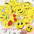 Smiling Face Name Tag Brooch Children's Activity Badge Smile Expression Badge School Award Primary School Gift Prize. 