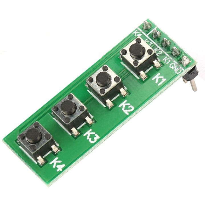 Control Universal 4 Key Keyboard Module Industrial Grade Push Button Switch Module Keyboard Board Maker Projects