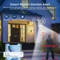 8MP 4K PTZ Wifi Camera Dual Lens Wireless Outdoor Surveillance Camera Ai Human Detect Security IP Camera Auto Tracking iCSee App. 