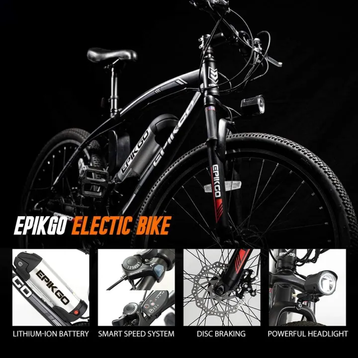 EPIKGO%20Electric%20Bike%20250W%20Motor%20Powered%20Mountain%20Bicycle%2026"%20Tire,%2020MPH%20Adult%20Ebike%20with%20P.A.S%20and%2021%20Speed-Gear%20Shifter%2036V/8AH%20Removable%20Lithium%20Battery,%20Black,%20Standard%20-%20Image%203