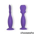 [CHOO] Diaper Cream Applicator Non-Stick Brush with Suction Cup Base Toddlers Handheld Skin Spatula Spreader Household. 