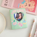 3-inch Photocard holder Photocard Sweet Stationary Love heart Cute Hollow Kpop album for Love-themed Card storage Kpop. 