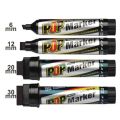 Sketch Graffiti Markers Pen Permanent Waterproof Paint Brush Pens Set Drawing Poster Manga Office School Art Stationery Supplies. 