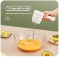 New Electric Hand Mixer, Wireless Whisk 5-Speed Portable Kitchen Blender Egg Whisk, with 2 Beaters for Cake, Baking & Cooking. 