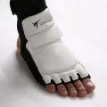 New WT Taekwondo PU Leather Foot Gloves Sparring Karate Ankle Protector Guard Gear Boxing Martial Arts Foot Guard Sock Adult Kid. 