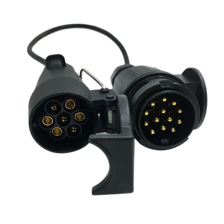 Tirol%2012V%207%20To%2013%20Pin%20Trailer%20with%20Cable%20Adapter%20Wiring%20Connector%20Towbar%20Plug%20&%20Socket%20-%20Image%203